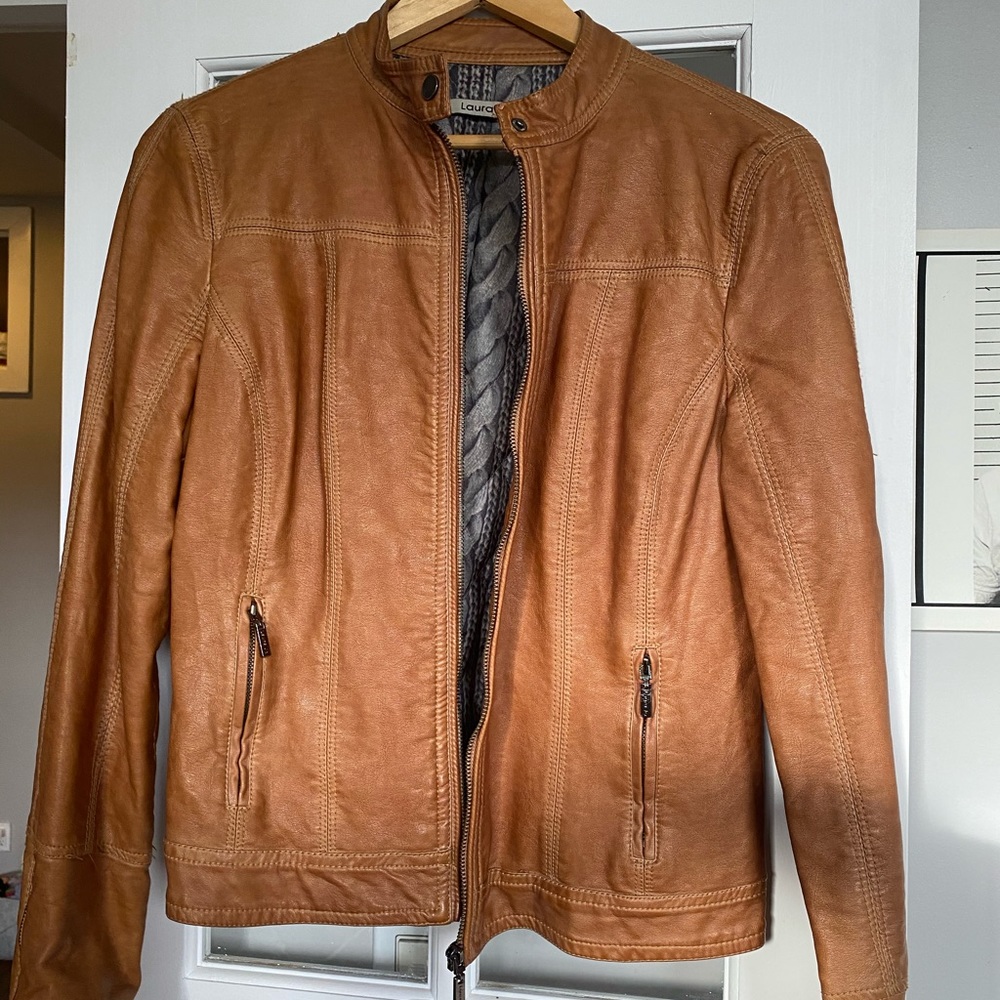 Light Brown Leather Jacket